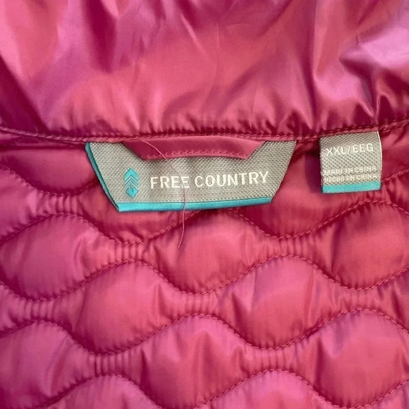 Free Country Pink Quilted vest NWT - Picture 2 of 8